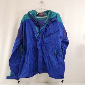 Vintage 90s Alpen Mountain Wear Jacket / Shell Layer Size XL